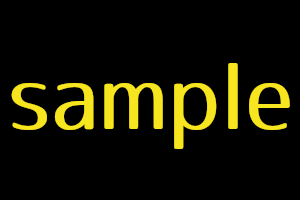 'sample'